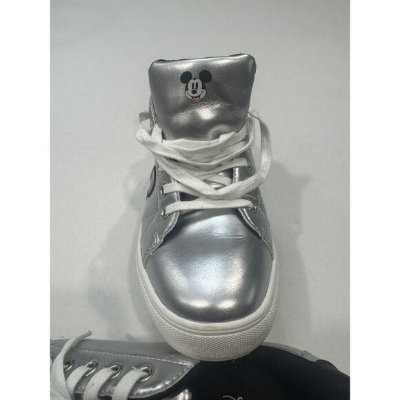 Disney Mickey Mouse Silver Character Sneakers Shoes Womens 9 - Picture 7 of 8